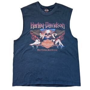 Harley-Davidson Blue Graphic Tee